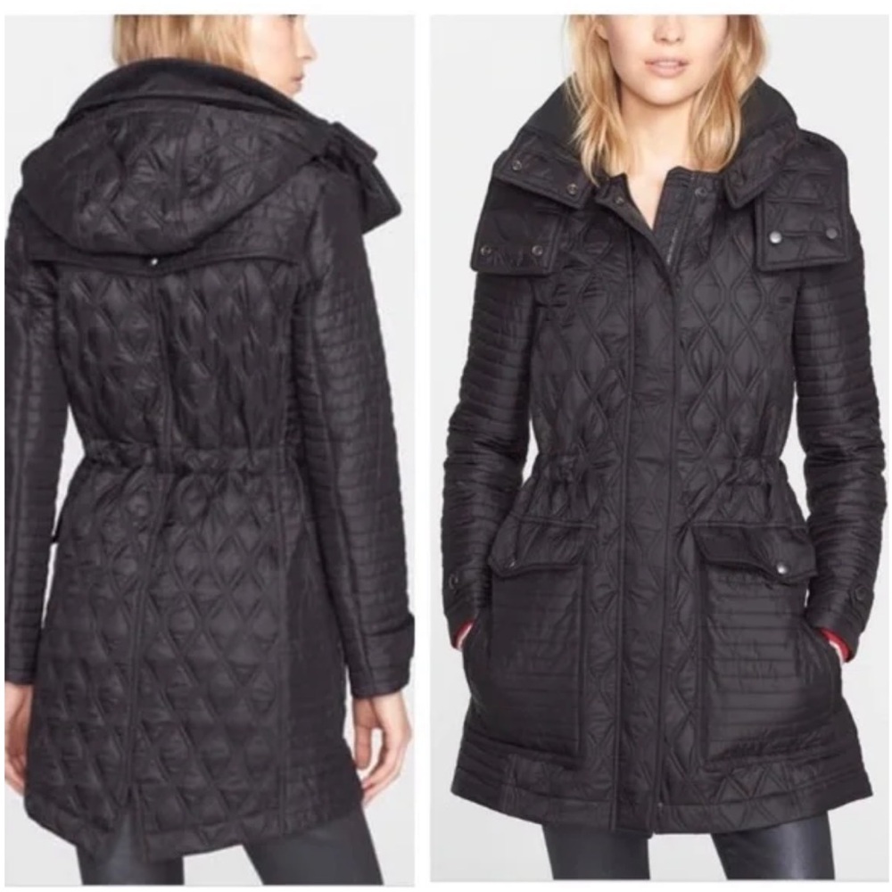 Burberry Black Quilted Puffer Coat
